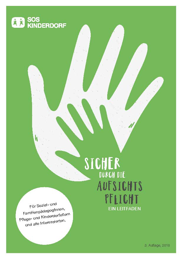 Titelbild in grün mit zwei Grafiken von unterschiedlich großen Händen und dem Titel.