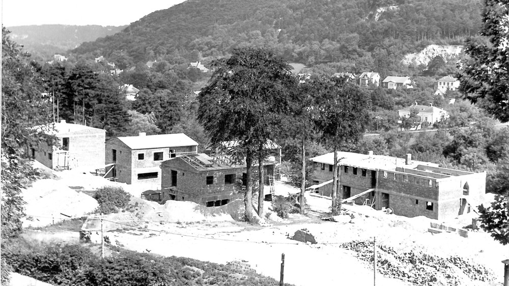 SOS-Kinderdorf in Hinterbrühl in der Bauphase