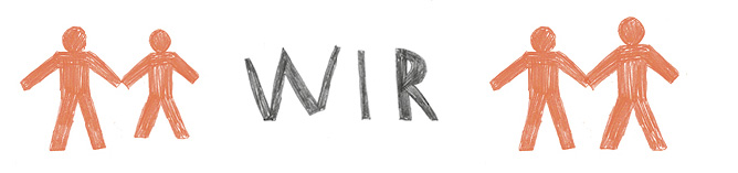 Illustration Wir-Kiste Schriftzug