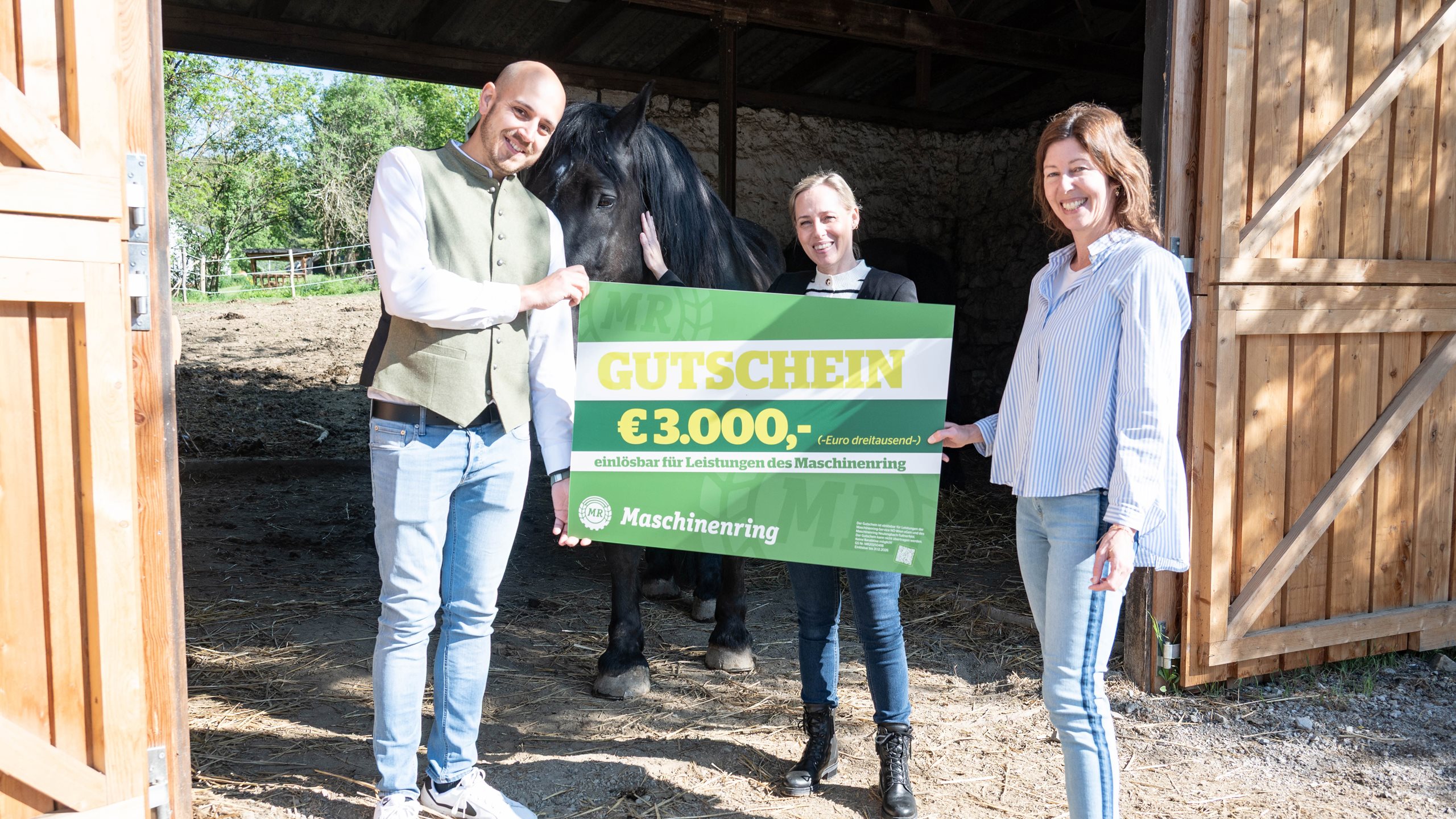 Maschinenring Spendenübergabe